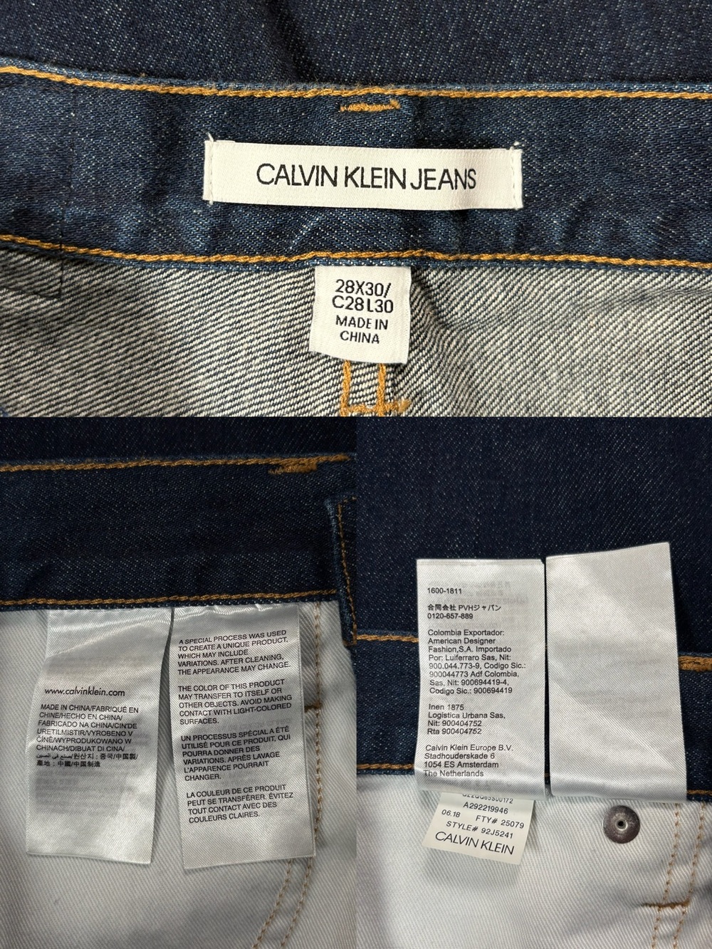 Raf Simons for Calvin Klein Jeans SS18 CKJ 030 High Rise Straight Striped Jeans - Picture 12 of 16